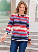 Pullover in tollem Ringeldessin 