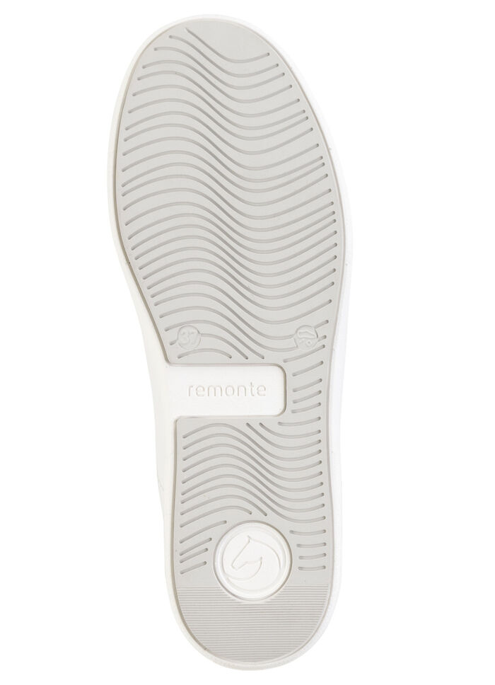 Remonte Sneaker mit verspieltem Blüten-Druck WEISS-BRONZE