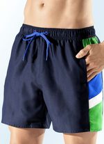 Badeshorts mit seitlichen Einsätzen, Microfaser 