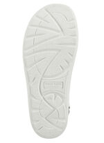 Waldläufer, bequeme Damen-Sandalen, Weite H, mit herausnehmbarem Fußbett NATURWEISS