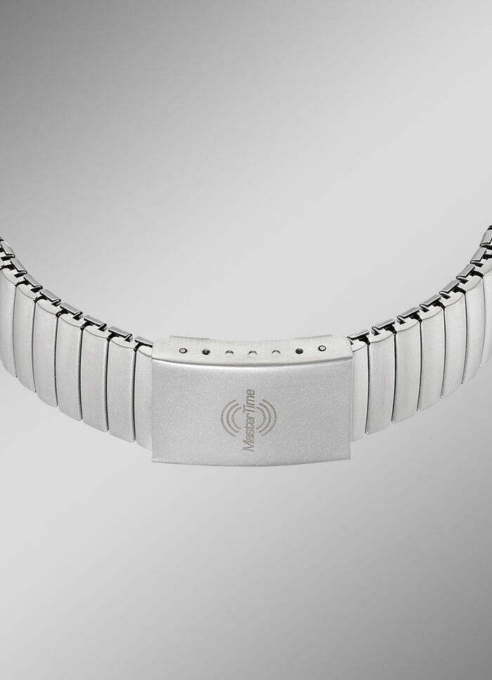 Master Time Funk-Damenuhr mit Edelstahlzugband 