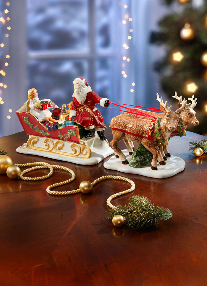 Rentierschlitten aus dem Hause Villeroy & Boch 