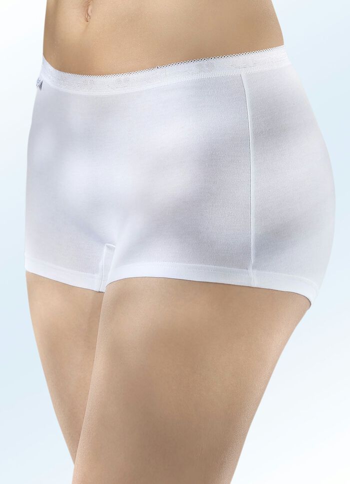 Sloggi Dreierpack Pants mit Elastikbund WEISS