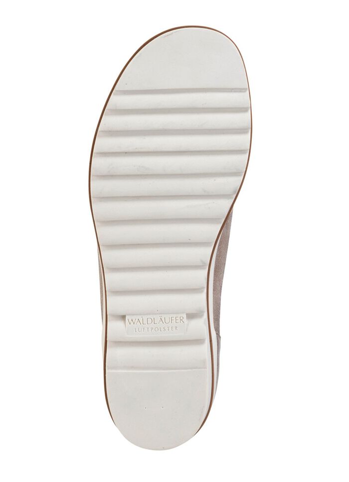 Waldl&auml;ufer Sandale mit herausnehmbarem Lederfu&szlig;bett ANTIKGOLD