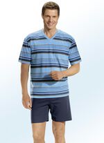 Zweierpack Shortys mit V-Ausschnitt und Brusttasche 