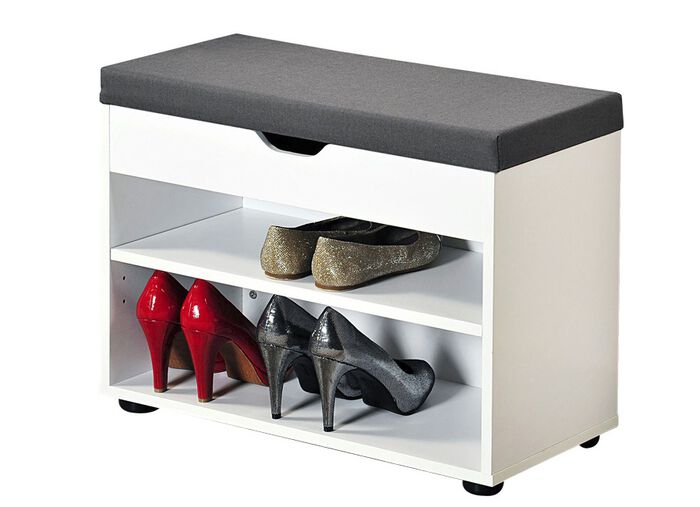 Schuhbank mit Sitzkissen 