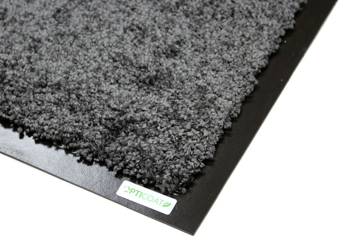 Schmutzfangmatte mit rutschfester Rückseite GRAU