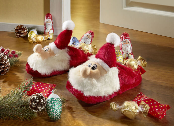 Weihnachtspantoffeln mit süßer Füllung 