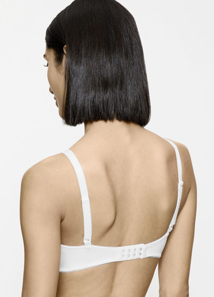 Triumph Amourette Bügel-BH aus zarter Elastikspitze WEISS
