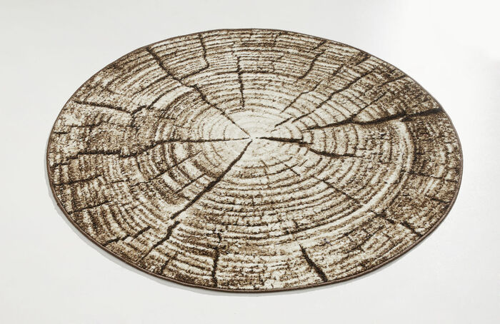 Brücken und Teppiche in Heatset-Frisé Qualität BRAUN