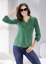 Sportives Shirt mit Biesenzier 