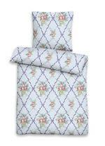 Bettwäsche-Garnitur in kuschelweicher Qualität BLAU