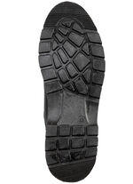 Stiefelette mit Knitter-Struktur SCHWARZ