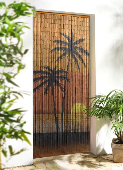 Handgefertigter Bambusvorhang 