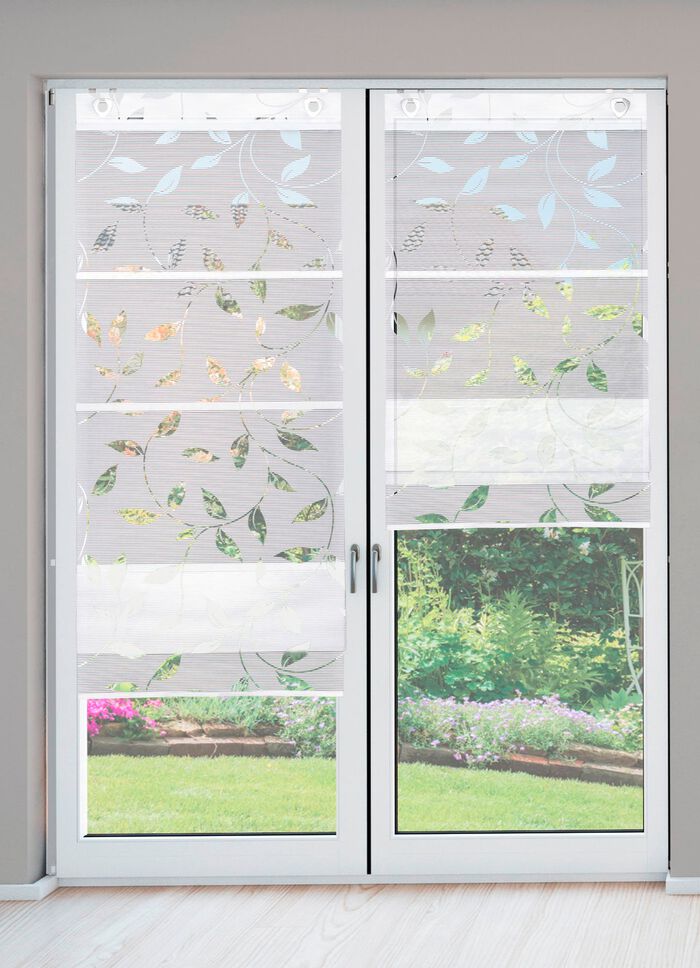 Luftig-leichtes und superpraktisches Magnetrollo WEISS