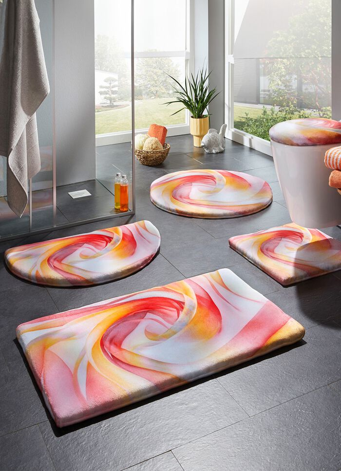 Traumhaft weiche, bedruckte Badvorleger 
