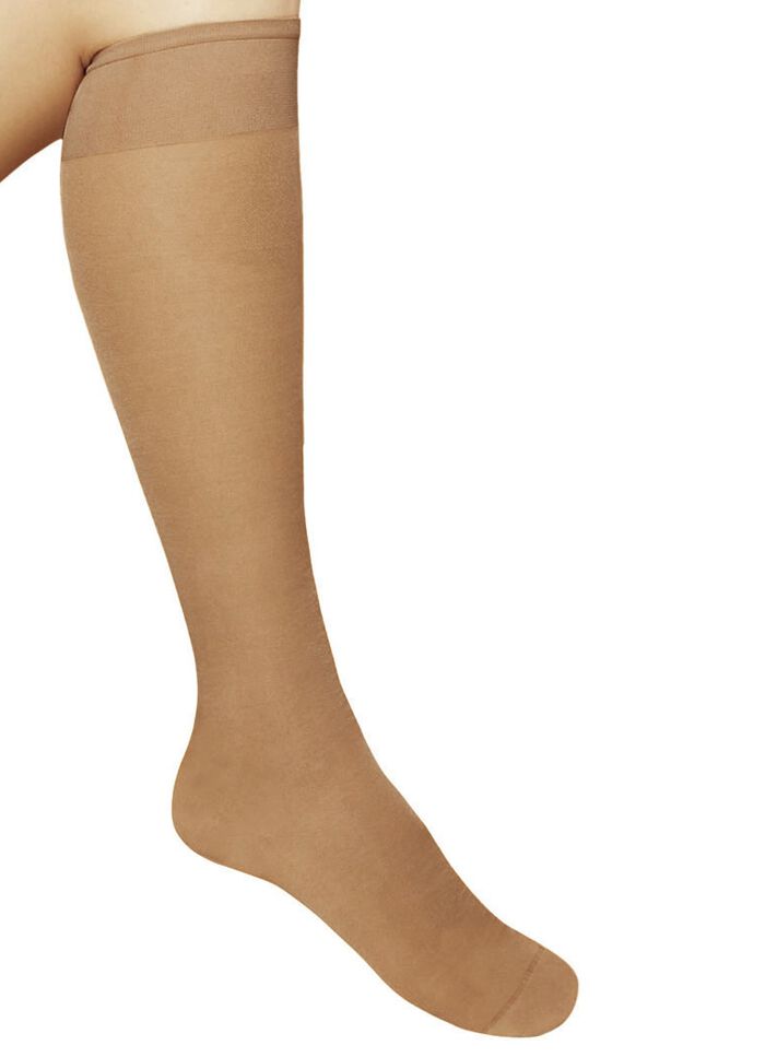 Diabetiker-Socken und Kniestrümpfe HAUTFARBEN