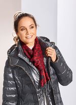 Schal mit Raubtierfell-Dessin 