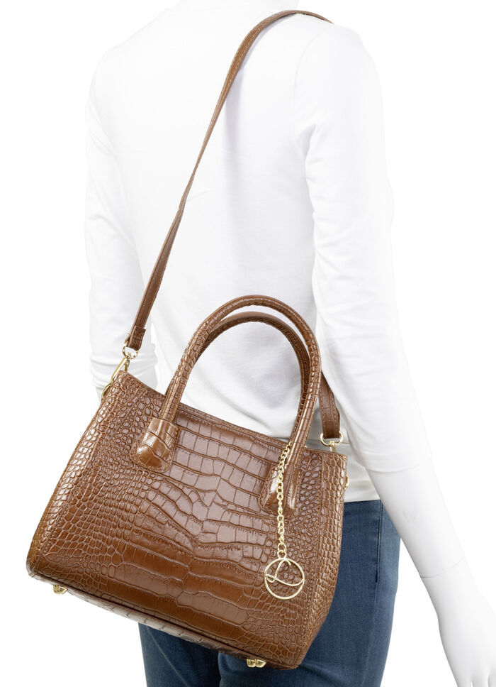 Laurina, Tasche, Damen, mit abnehmbarem, verstellbarem Umhängeriemen COGNAC