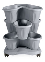 Pflanzturm Trifoglio GRAU