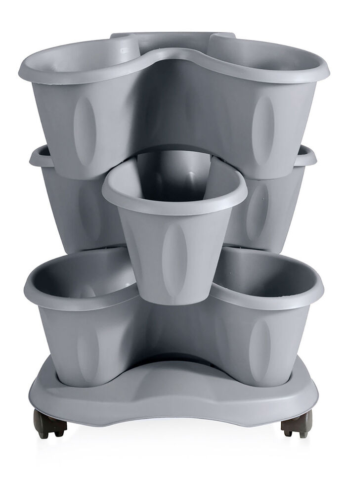 Pflanzturm Trifoglio GRAU