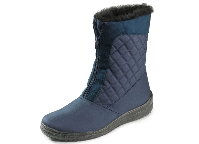 ELENA EDEN Stiefelette aus wetterfestem Textilmaterial MARINE