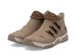 Rieker, trendige Damen-Boots, Winterschuhe, mit Rei&szlig;verschluss TAUPE-BRAUN