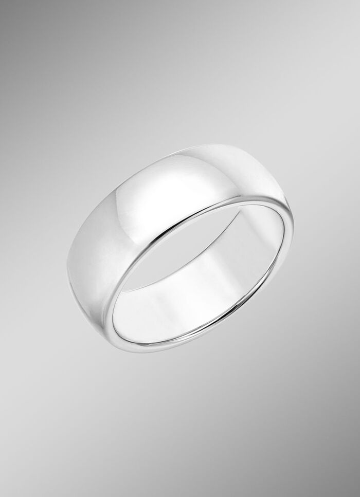 Partnerring in Silber 
