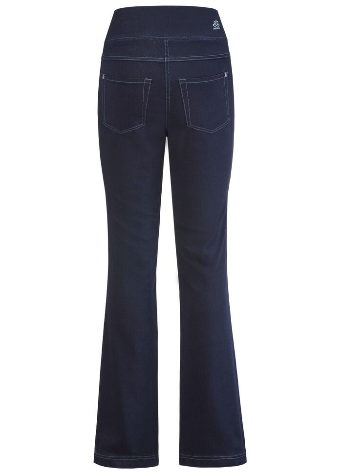 Yoga-Jeans mit ausgestellter Fu&szlig;weite 