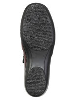 ELENA EDEN, bequeme Damen-Boots, Weite H, mit herausnehmbarem Fußbett BURGUND-SCHWARZ