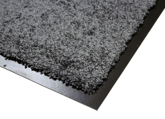 Schmutzfangmatte mit rutschfester Rückseite GRAU