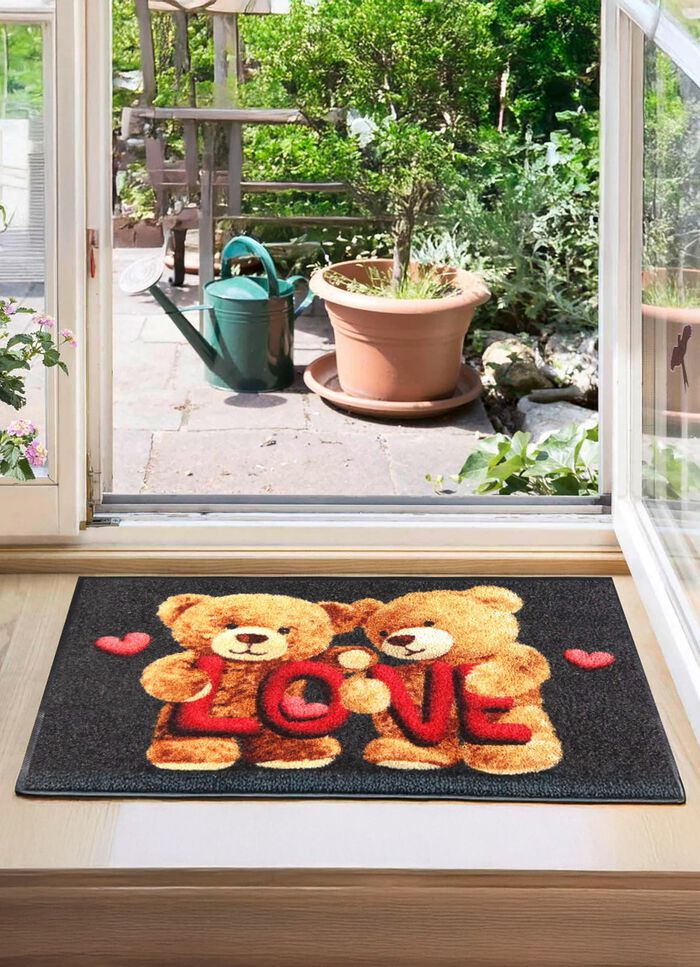 Fu&szlig;matte mit rutschhemmende R&uuml;ckseite 