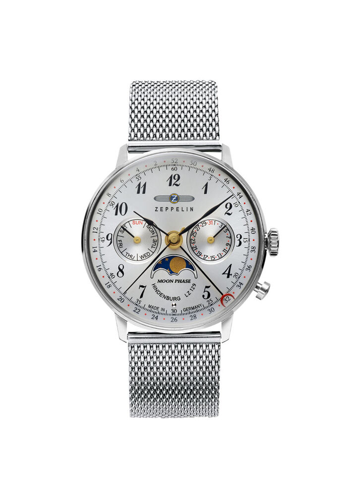 Zeppelin-Quartz-Partneruhren aus der Serie Hindenbrurg 