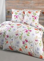 Bierbaum Bettw&auml;sche-Garnitur mit traumhaftem Bl&uuml;tendessin 