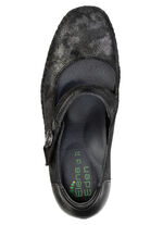 ELENA EDEN, schicke Damen-Pumps, Weite G, mit herausnehmbarem Fußbett SCHWARZ