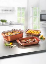 Livington Copperline WonderCooker inkl. Glasdeckel  