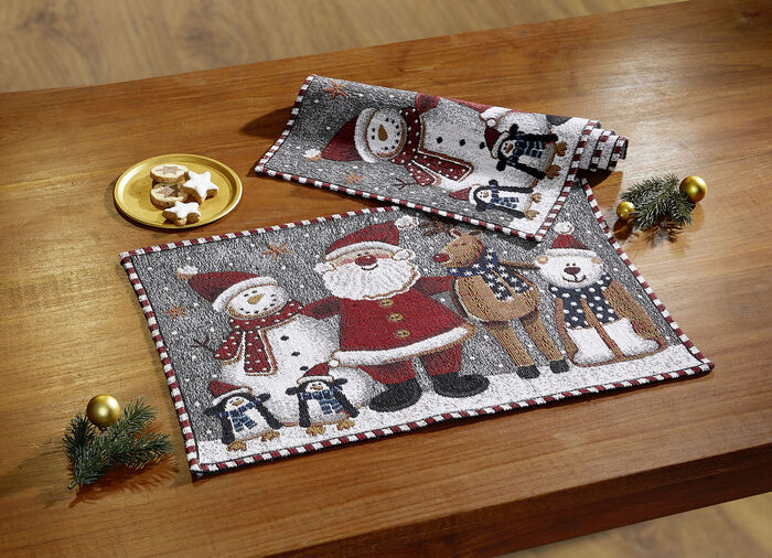 Platzset, 2-teilig, aus Gobelin 