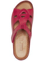 Gemini Pantolette mit dekorativem Gummizug ROT