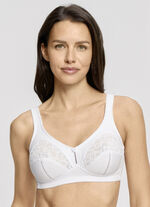 Zweierpack BH mit Spitzeneinsätzen 1X MARINE, 1X WEISS