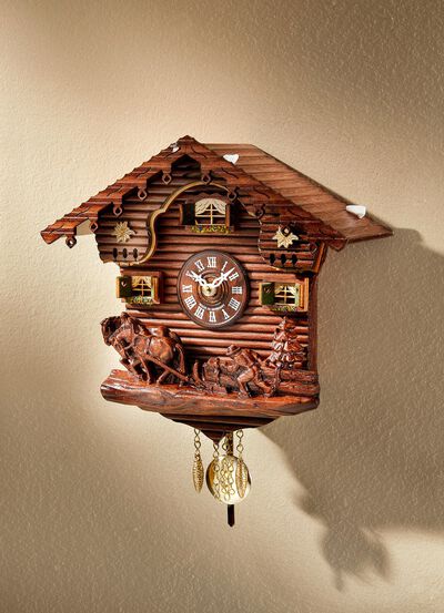Kuckucksuhr aus Holz 
