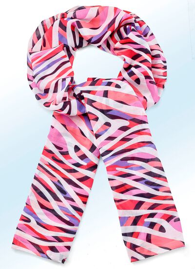 Schal mit Fantasiedessin 