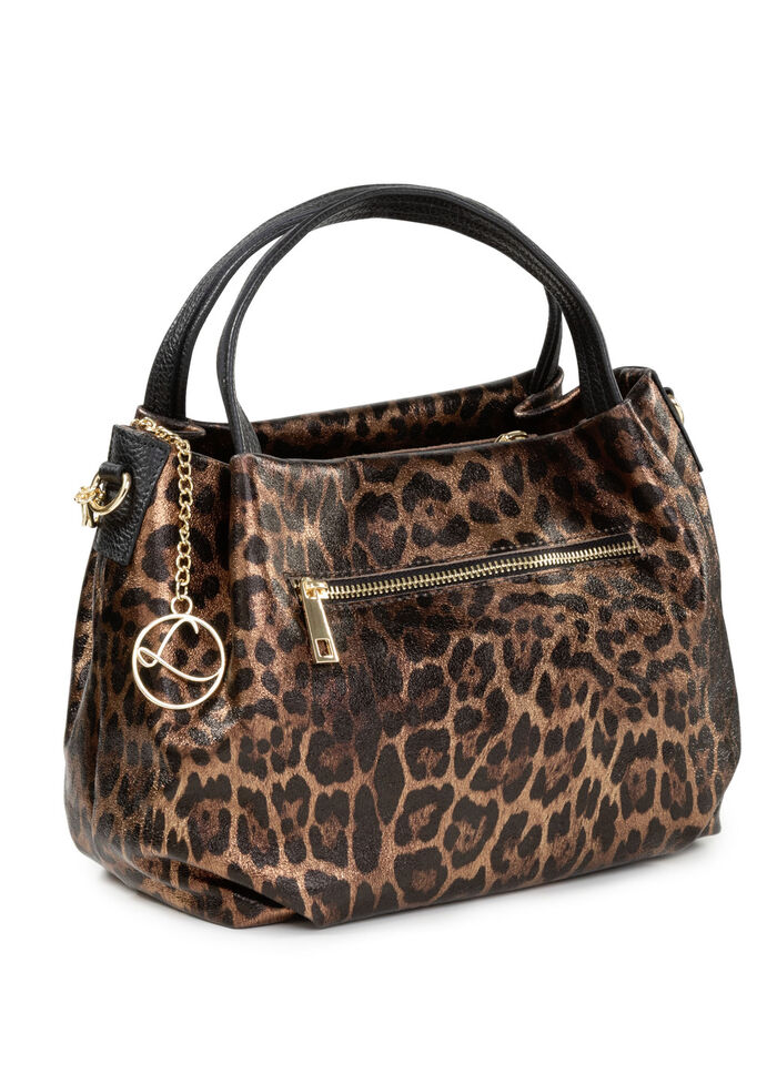 Laurina, Tasche, Damen, mit abnehmbarem, verstellbarem Umhängeriemen SCHWARZ-BRONZE