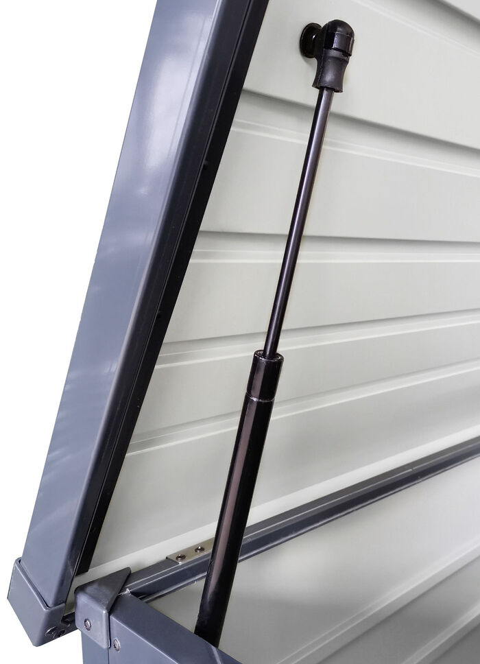 Auflagenbox, 350 Liter, aus verzinktem Stahl 