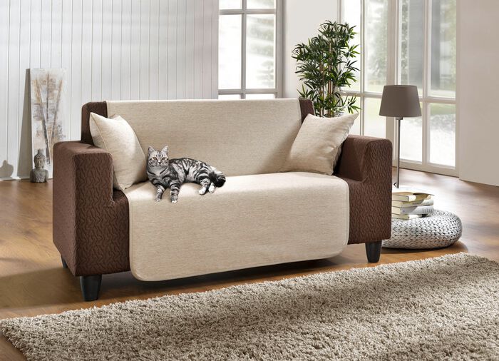 Wohnaccessoires aus hochwertigem Chenille CREME