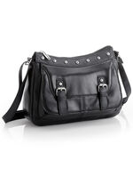 Tasche mit Nietenbesatz SCHWARZ