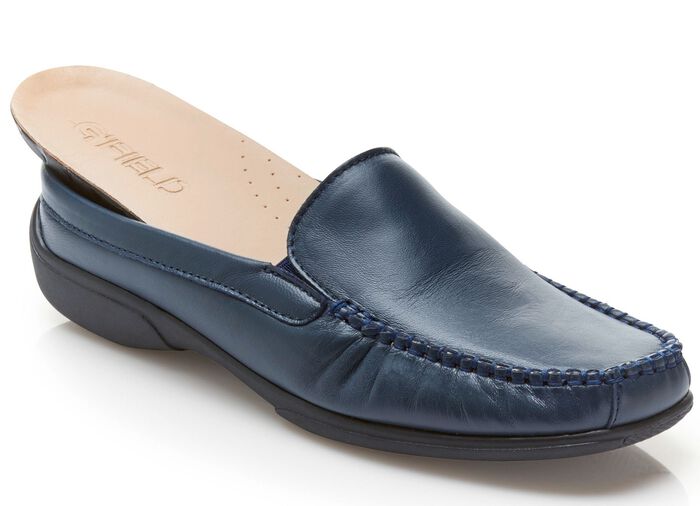 ELENA EDEN Mokassin Sabot mit seitlich eingesetzen Gummiz&uuml;gen 