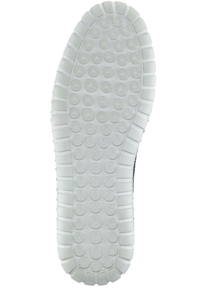 Gemini Slipper mit sommerlich perforiertem Rind-Nappaleder WEISS