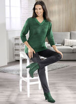 Figurformende Jeans SCHWARZ