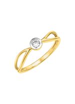 Filigrane Sch&ouml;nheit: Damenring mit synth. Zirkonia 