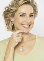 Stilvoller Damenring mit echt Peridot 